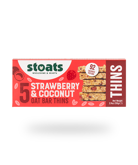 Strawberry & Coconut Oat Bar THINS 22g x5